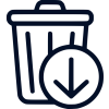 icon trash